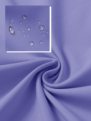 Chaqueta forrada de felpa elástica resistente al agua para mujer