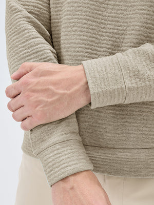 Textured Heather Cozy Quarter Zip