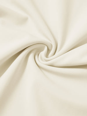 Close-up of fabric on soft lightweight casual golf pants with 5 pockets, showing texture in khaki light.