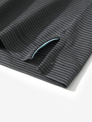 Polos de golf a rayas, cómodos y transpirables