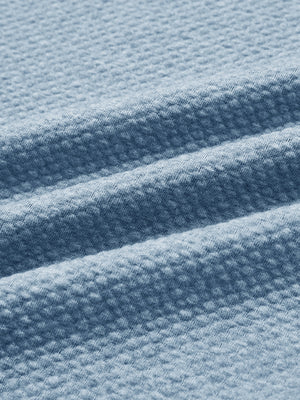 Heather Textured Quarter Zip Pullover