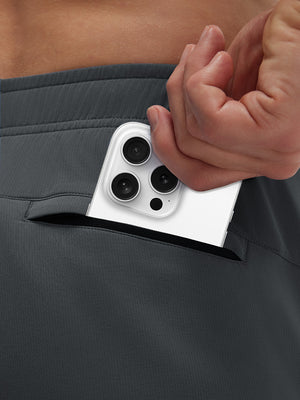 Pantalones Cortos Transpirables de Running con 4 Bolsillos con Cremallera