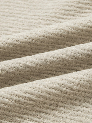 Texture Heather Cozy Hoodies Pullover