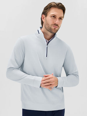 4-Way Stretch Ribbed 1/4 Zip Sweatshirt