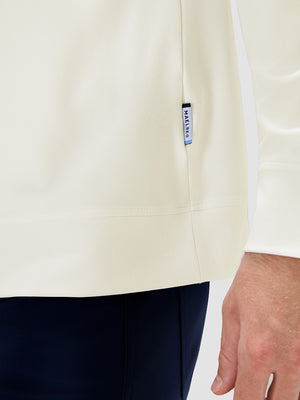4-Way Stretch Ribbed 1/4 Zip Sweatshirt