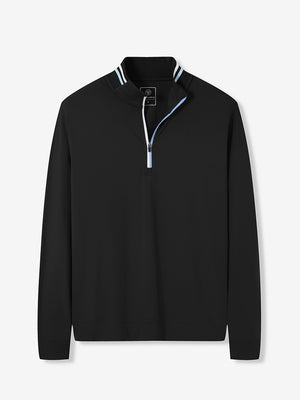 4-Way Stretch Ribbed 1/4 Zip Sweatshirt