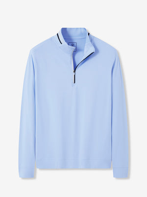 4-Way Stretch Ribbed 1/4 Zip Sweatshirt