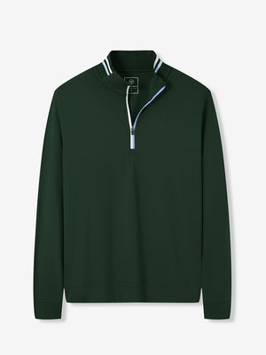 4-Way Stretch Ribbed 1/4 Zip Sweatshirt