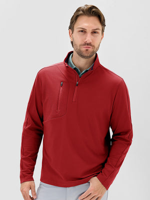 Quick-Drying Quarter Zip with Chest Pocket