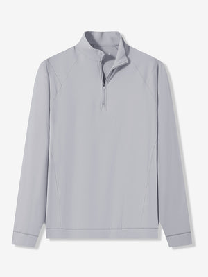 4 Way Stretch Nylon Brushed Quarter Zip Sweatshirts